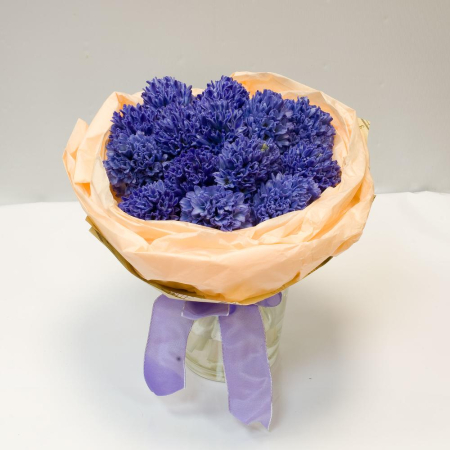 Buchete din Zambile - Un buchet de flori din Zambile Albastre