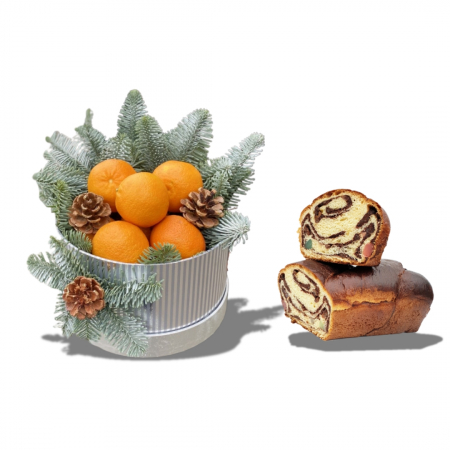 Surprize de Crăciun - Aranjament de Crăciun și Cozonac