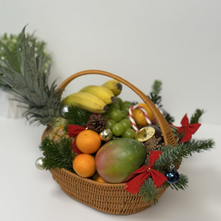 Coș de Crăciun cu Fructe [1]