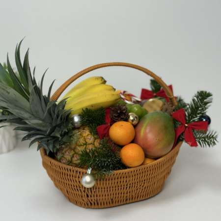 Coșuri de Crăciun - Coș de Crăciun cu Fructe