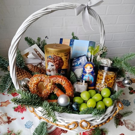 Coșuri de Crăciun - Coș Cadou Nobil