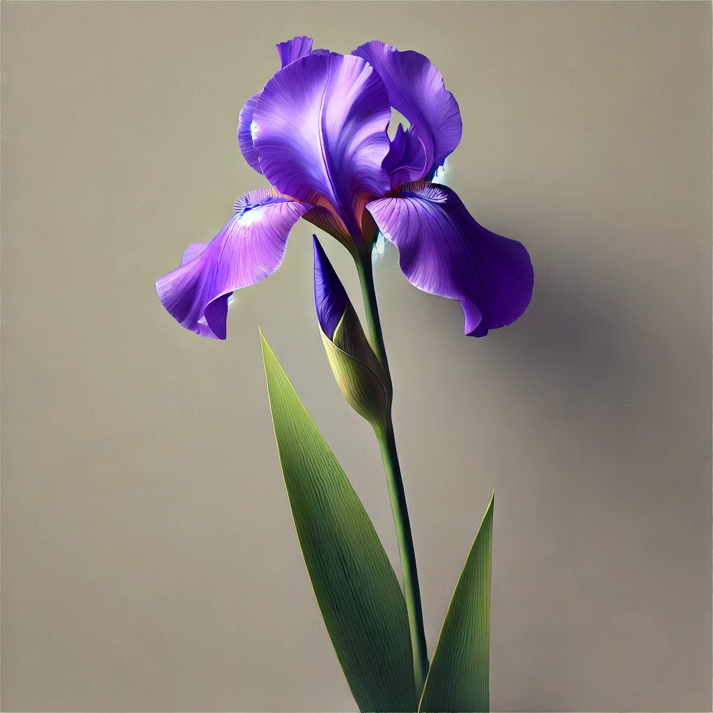 Crearea Propriului Buchet de Flori - Iris Mov Vrac la Fir