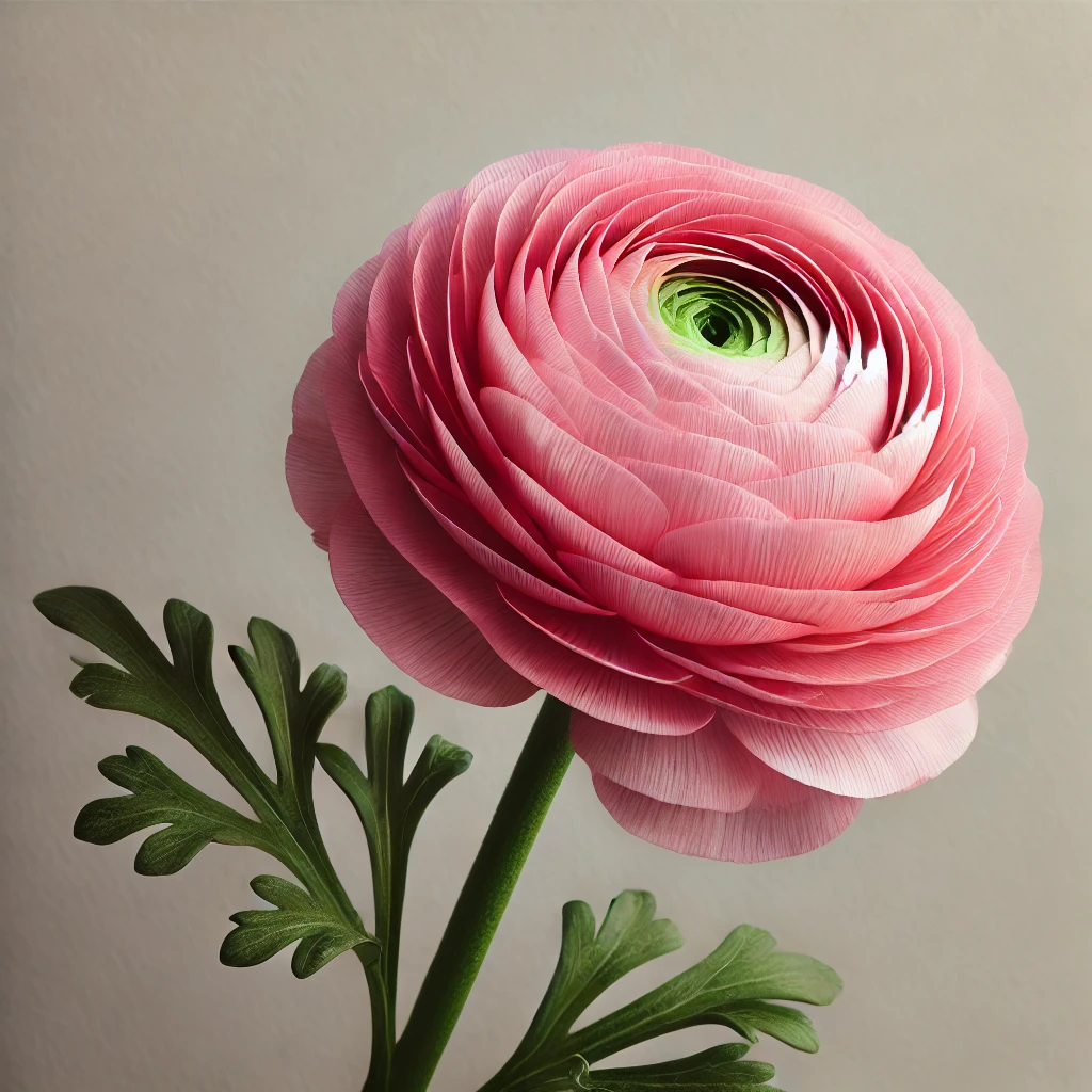 Crearea Propriului Buchet de Flori - Ranuculus Roz Vrac la Fir