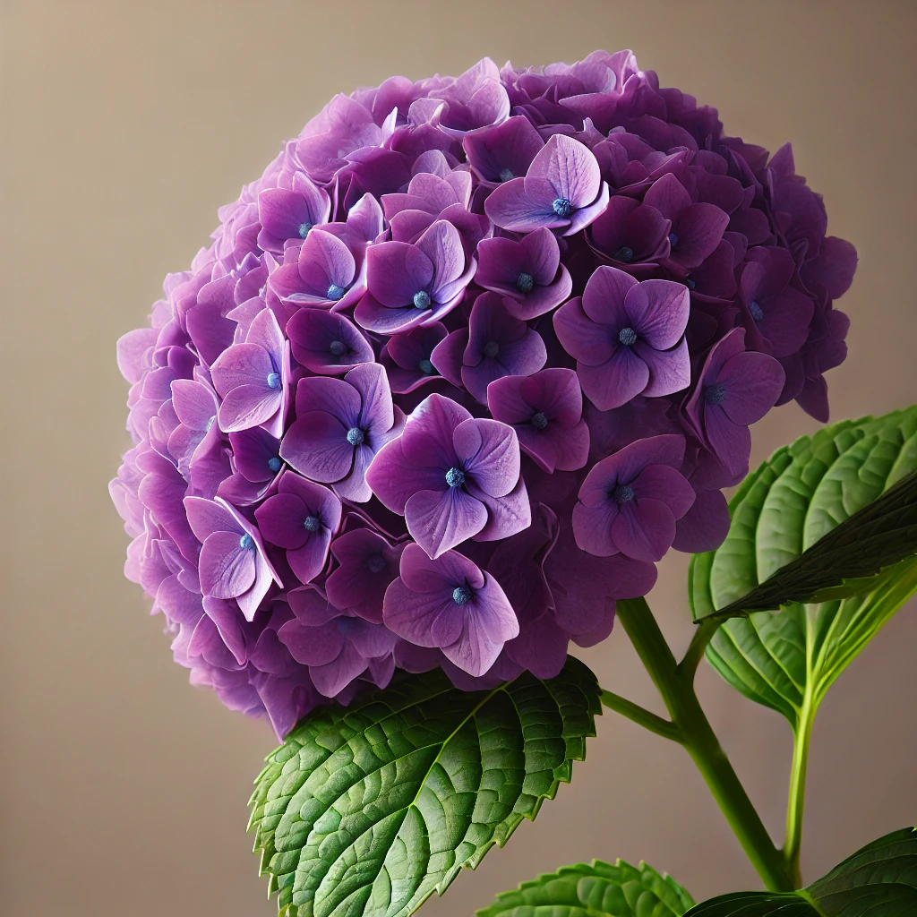 Crearea Propriului Buchet de Flori - Hortensie Mov Vrac la Fir