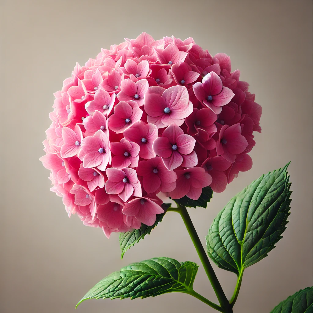 Crearea Propriului Buchet de Flori - Hortensie Roz Vrac la Fir