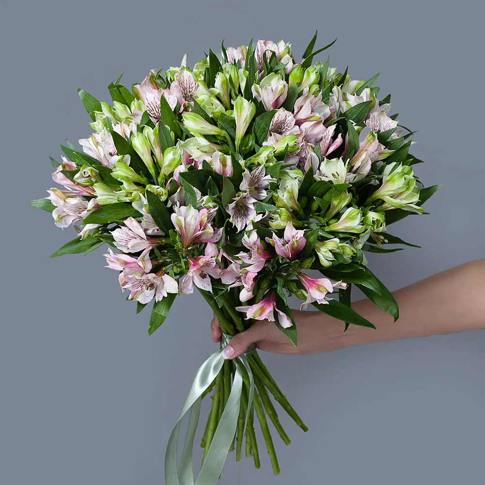 Buchete din Alstroemeria - Buchet din 19 Alstroemeria Roz