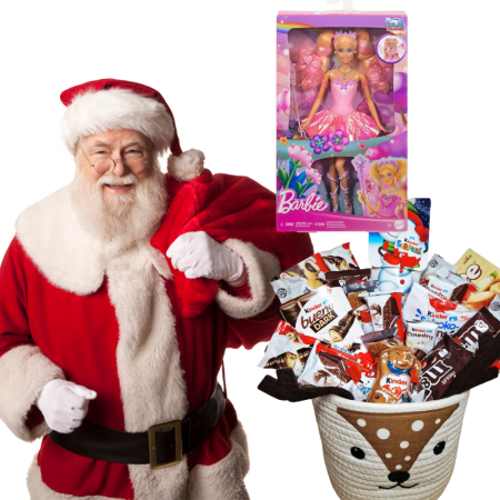 Cadouri de Crăciun Copii - Pachet Moș Crăciun la Domiciliu cu Cadouri pentru Fetiță