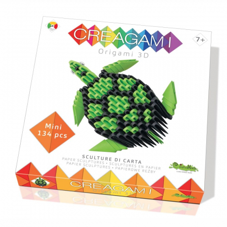 Jucarii pentru Copii - Joc 3D Broasca Țestoasă Origami Creagami