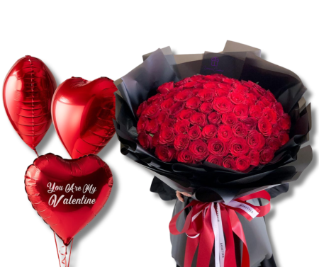 Trandafiri - Surpriză la Domiciliu de Ziua Îndrăgostiților