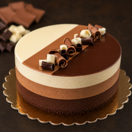 Cadouri - Tort Trio Mousse de Ciocolată