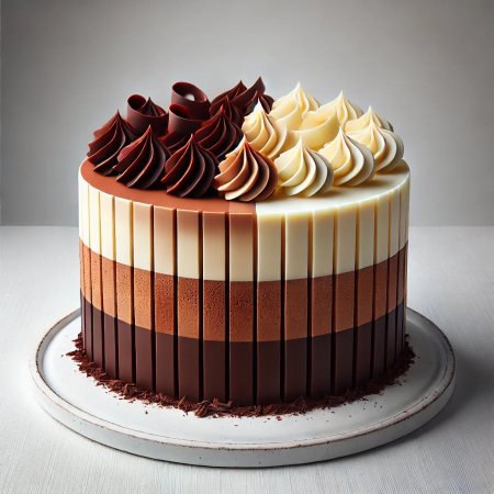 Cofetărie - Tort Trio Mousse de Ciocolată