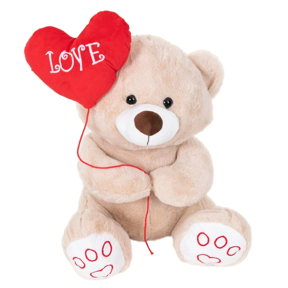 Urși de Pluș - Ursuleț de Pluș cu Inimioară Roro 40cm