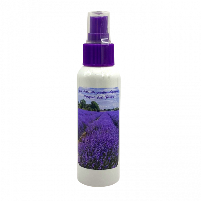 Apă florală de lavandă în flacon alb, 100ml [2]