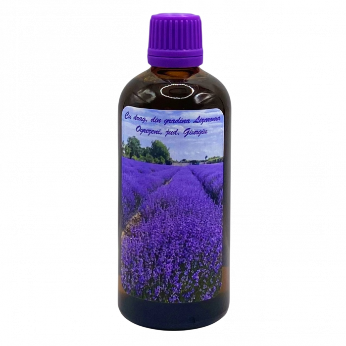 Apă florală de lavandă  în sticlă brună, 100ml [2]
