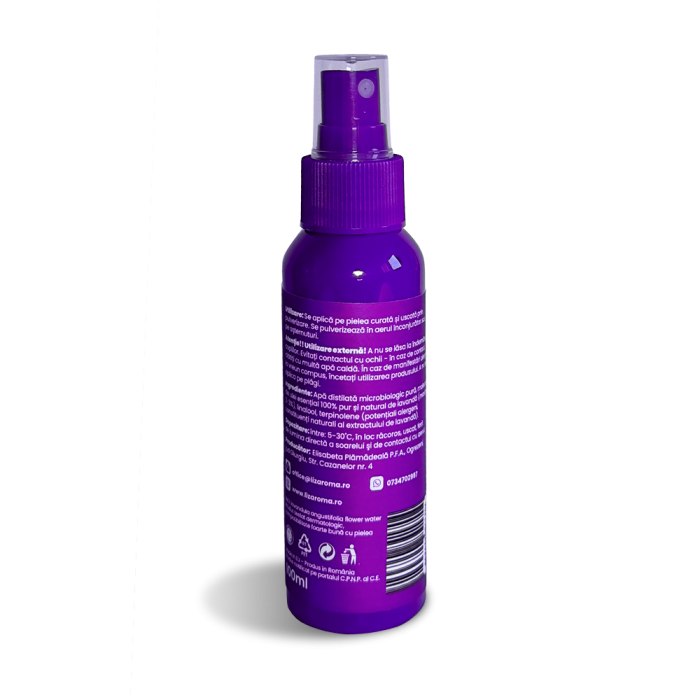 Apă florală de lavandă spray recipient mov , 100ml (Liz_05) [2]