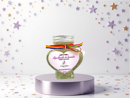 Ofertă 3 sticluţe-inimioară cu apa florală de lavandă [3]