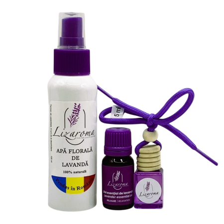 Seturi - Set apă florală de lavandă cu două uleiuri esențiale_ 2