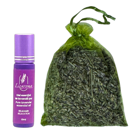Uleiuri esențiale de lavandă - Set-cadou 2 produse (Liz_66)