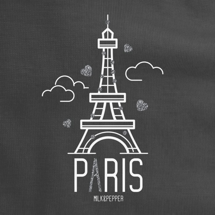 Augustin Paris Tour Eiffel T-shirt Anthracite T 41 [2]