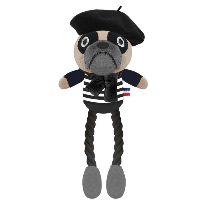 Gaston Bouledogue Titi Parisiene Anthracite Jouet 27 cm [2]