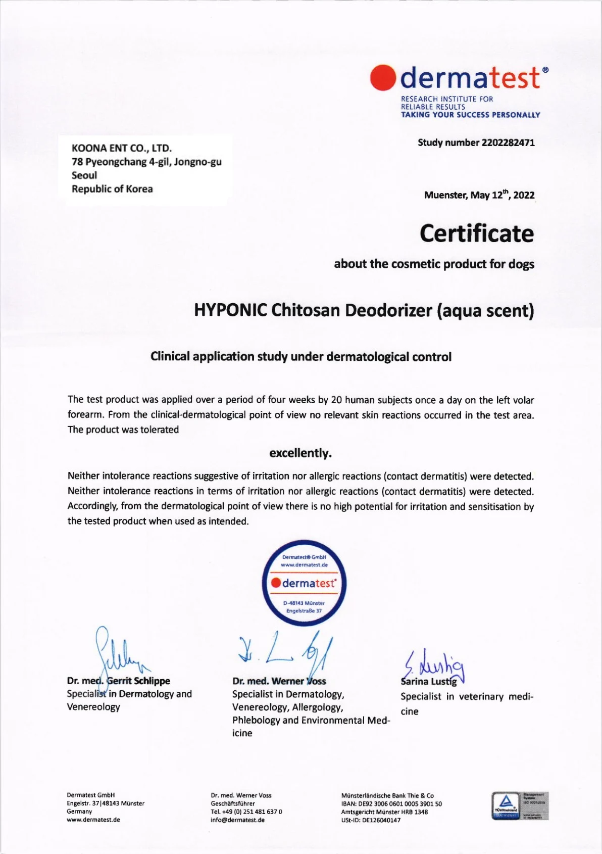 HYPONIC DEODORIZANT (Ocean Splash) 500 ml [2]