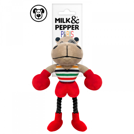 Cassius Hippopotame Boxeur Multicolore Jouet 23 cm [1]
