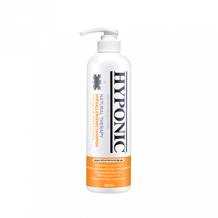 HYPONIC PET PARENTS LINE - HYPONIC Șampon HIPOALERGENIC (pentru blană scurtă&puiuți) 300 ml