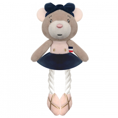 Romy Souris Ballerine Parisienne Rose Jouet 17 cm [1]