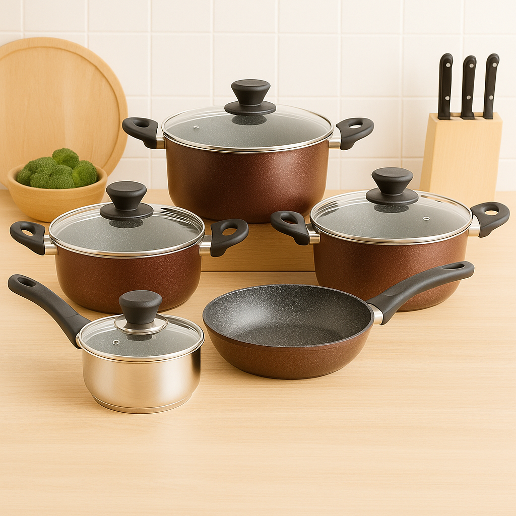 Oale si Tigai Premium din Inox si Ceramica - Alegerea Perfecta pentru Bucataria ta