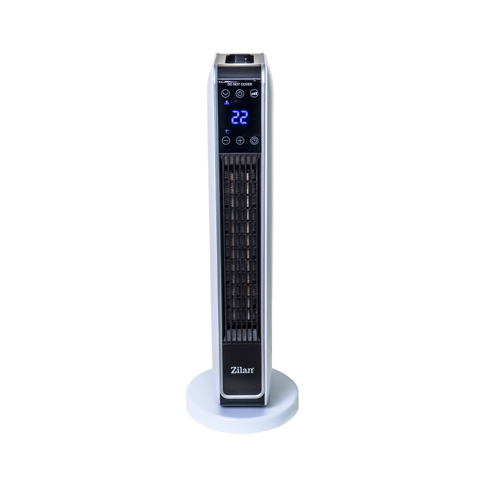 Aeroterma Ceramica Tower 2200W 3 Trepte de Functionare Ecran Tactil si Telecomanda