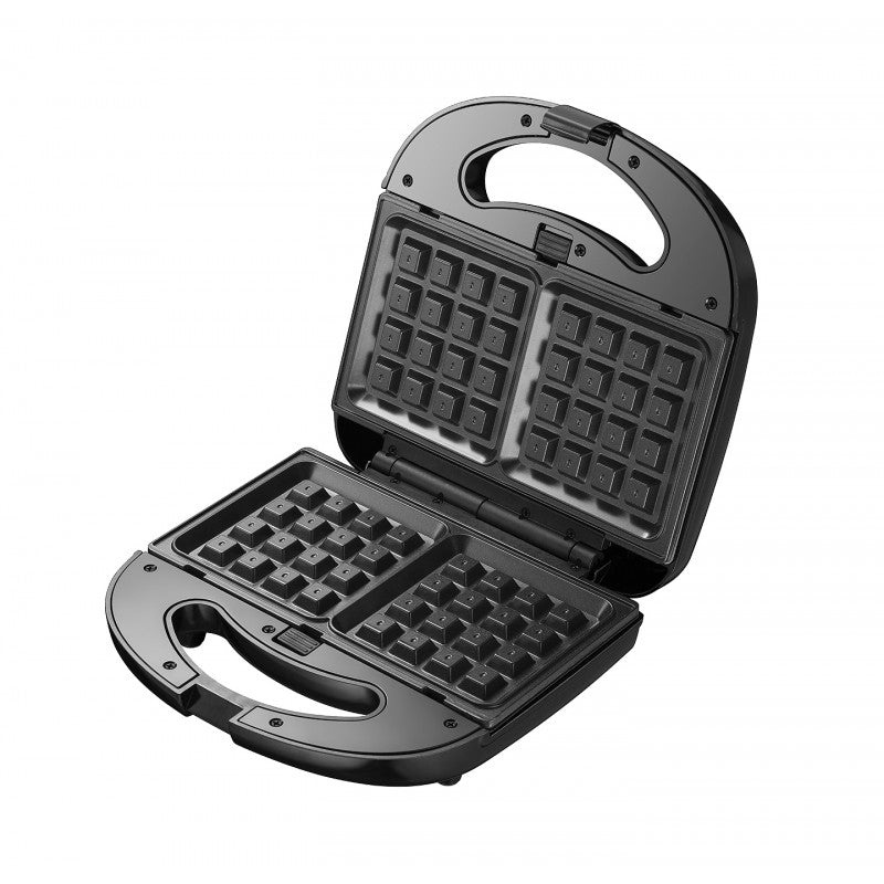 Aparat 3 în 1 pentru Vafe, Gofre și Sandwich-uri, 750W, Victronic [5]