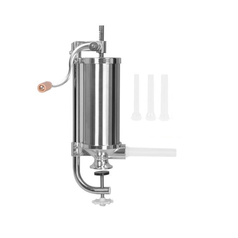 Aparat pentru umplut carnati din inox vertical 2.50 kg Profesional [2]
