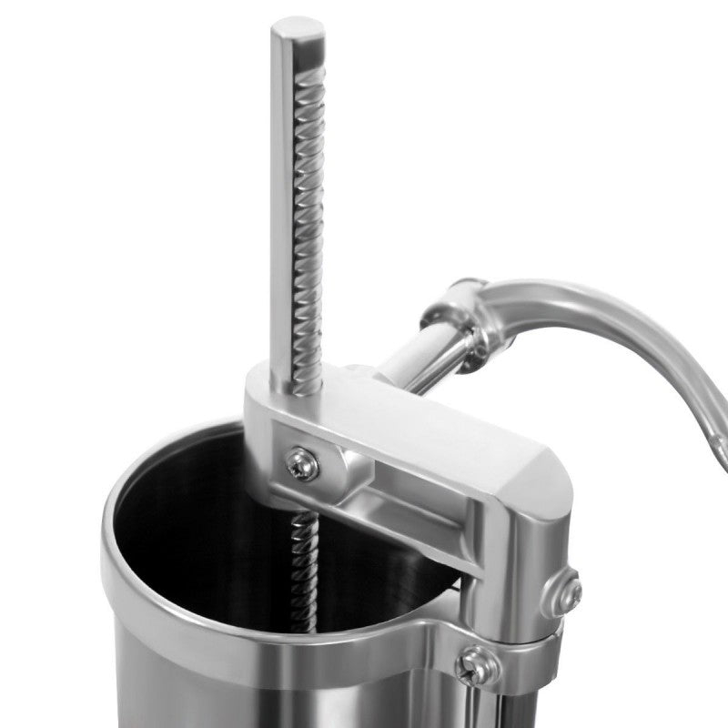 Aparat pentru umplut carnati din inox vertical 2.50 kg Profesional [3]