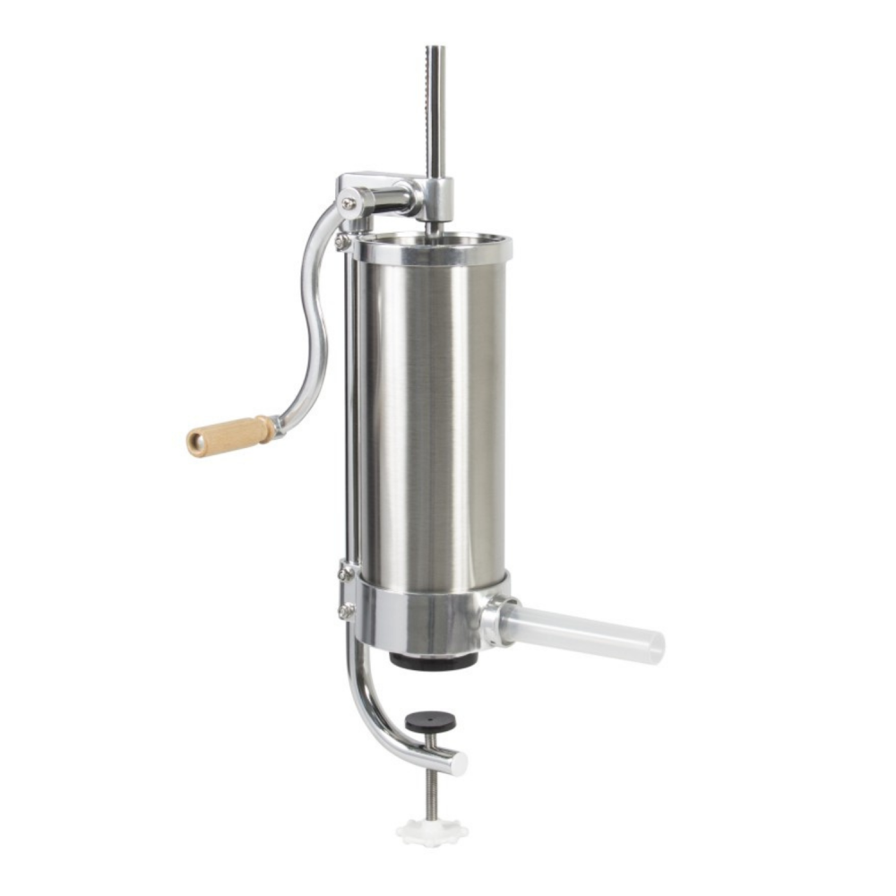 Aparat pentru umplut carnati din inox vertical 2.50 kg Profesional [6]