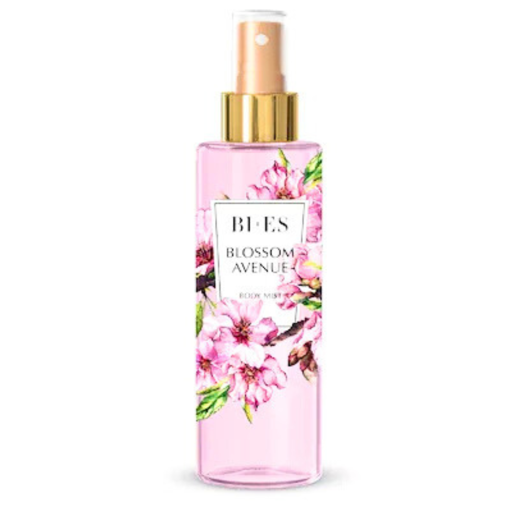 BI-ES Blossom Avenue Spray de Corp Parfumat cu Sclipici Eleganta Florala si Stralucire Subtila 200 ml