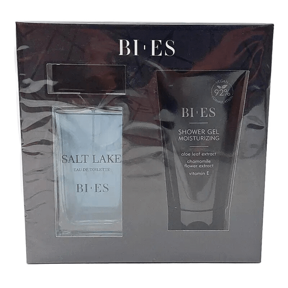 Bi-Es Set Men Salt Lake Eau de Parfum Gel de Dus