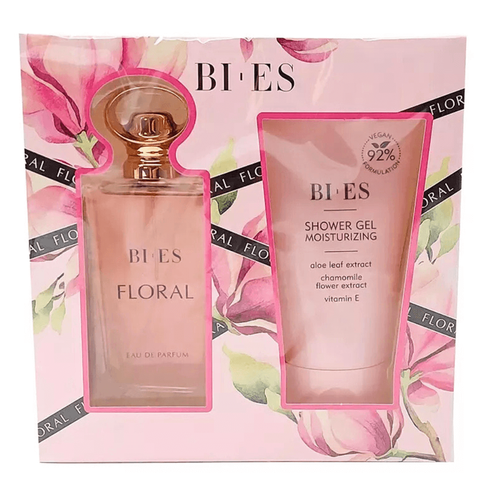 Bi-Es Set Women Floral Eau de Parfum Gel de Dus