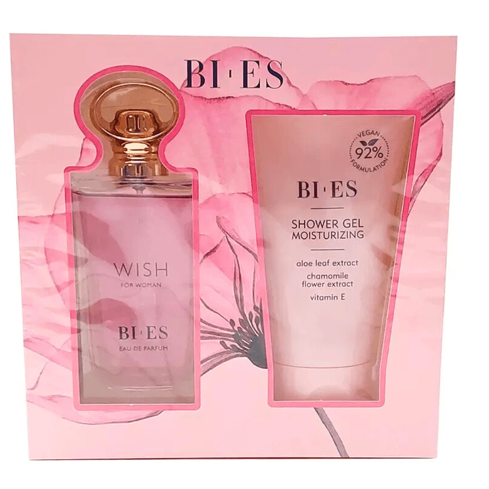 Bi-Es Set Women Wish Eau de Parfum Gel de Dus