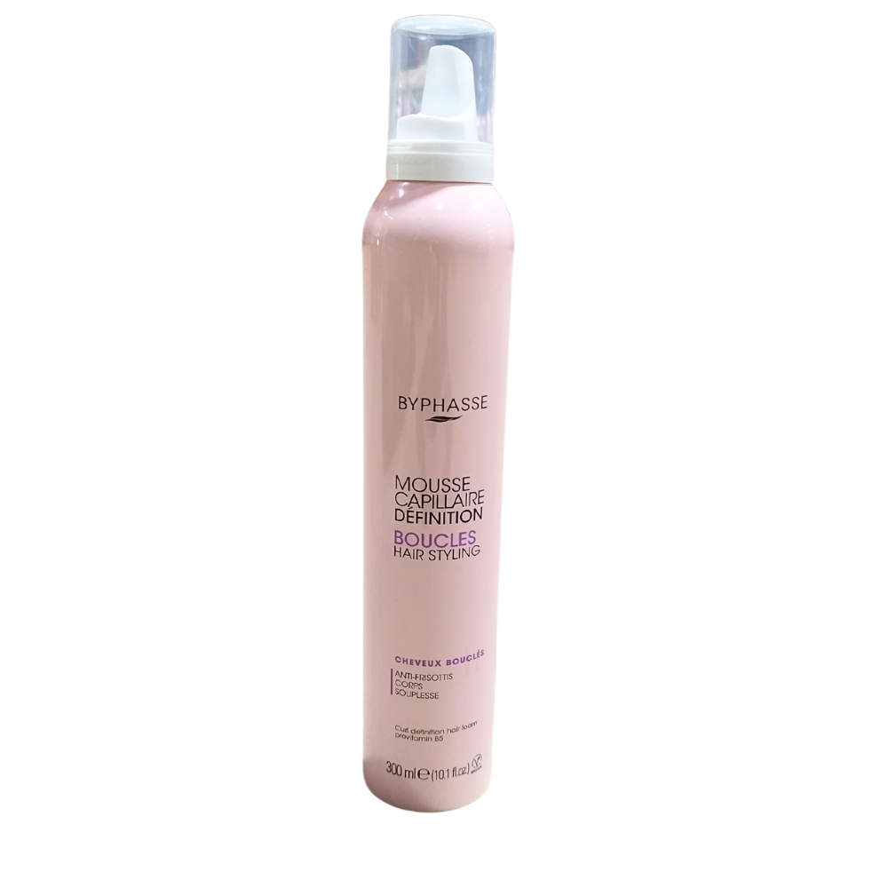 Byphasse Spuma de Par pentru Definirea Buclelor 300 ml Fixare Elastica si Aspect Natural