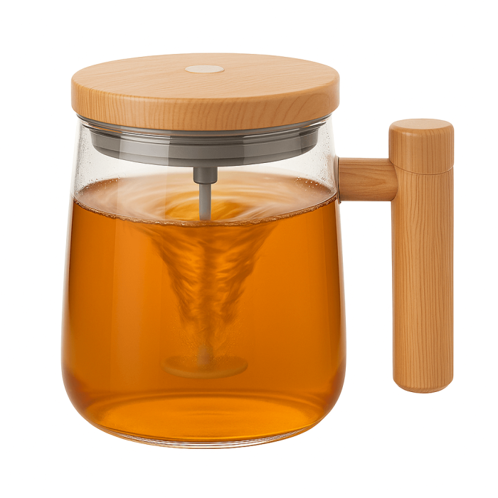 Cană Electrică Automată Pentru Amestecat Cafea Sau Ceai 400 ML [2]