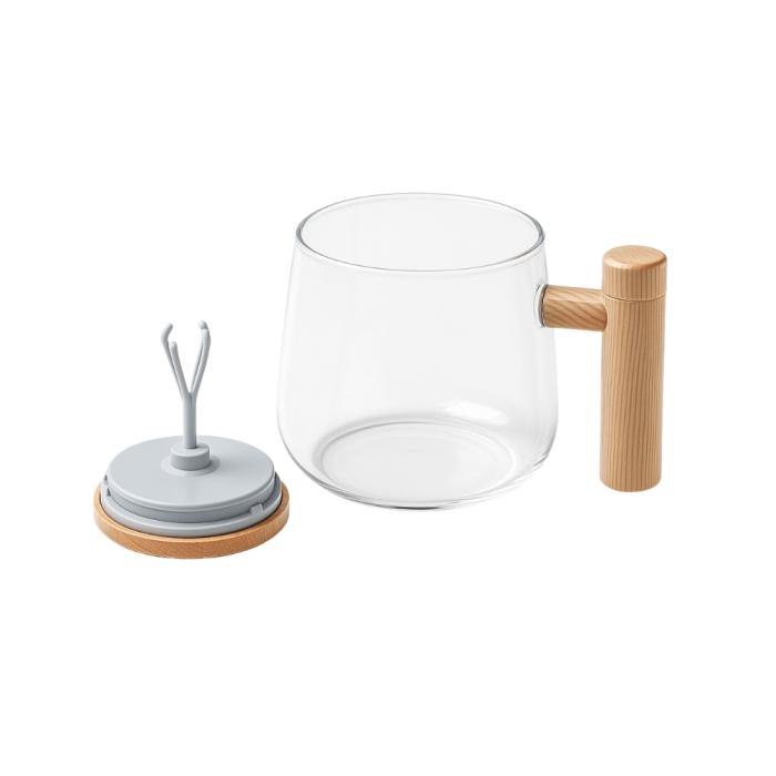 Cană Electrică Automată Pentru Amestecat Cafea Sau Ceai 400 ML [3]