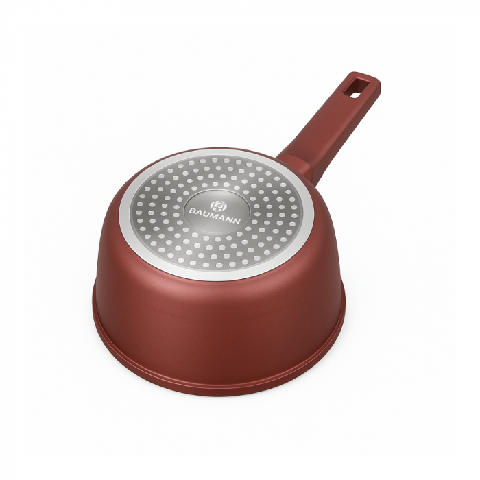 Cratita cu Coada Blaumann Cerastone 18 cm, 1.9 L, Aluminiu Turnat cu Interior Ceramic, cu Capac [3]