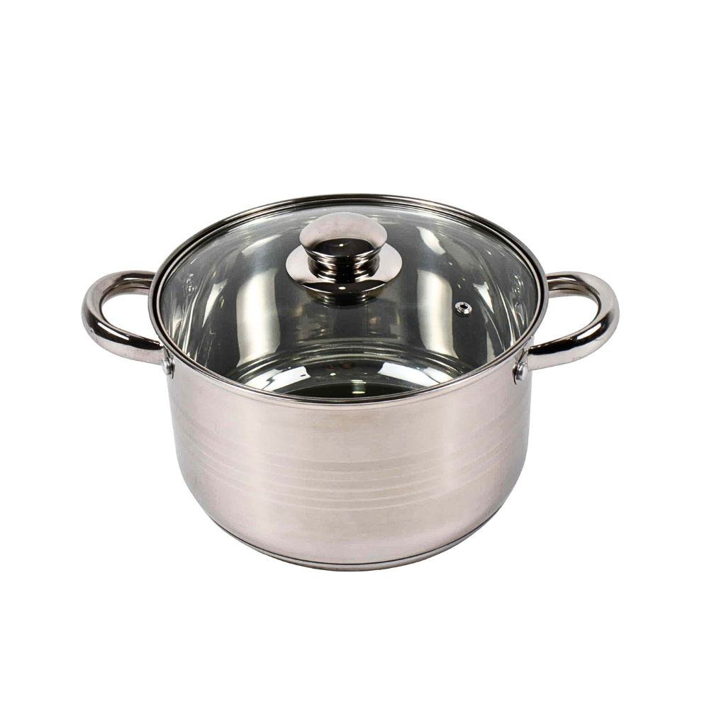 Cratita Floria din Inox cu Capac Capacitate 4L