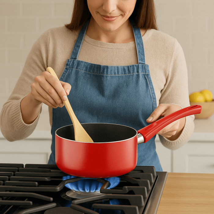 Cratiță Papilla Aluminiu Antiaderentă Cu Mâner Bachelită 22 Cm [2]