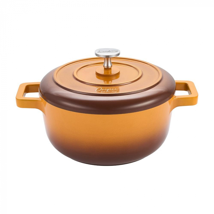 Cratită Origini 26 cm 3.4L  Aluminiu Turnat + Capac Compatibilă cu Inducție [2]