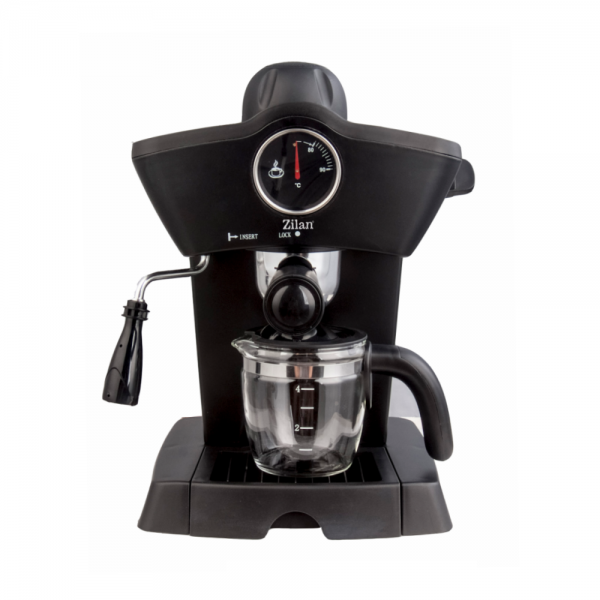 Espressor Manual 800W Capacitate 240ml Indicator de Temperatura Negru