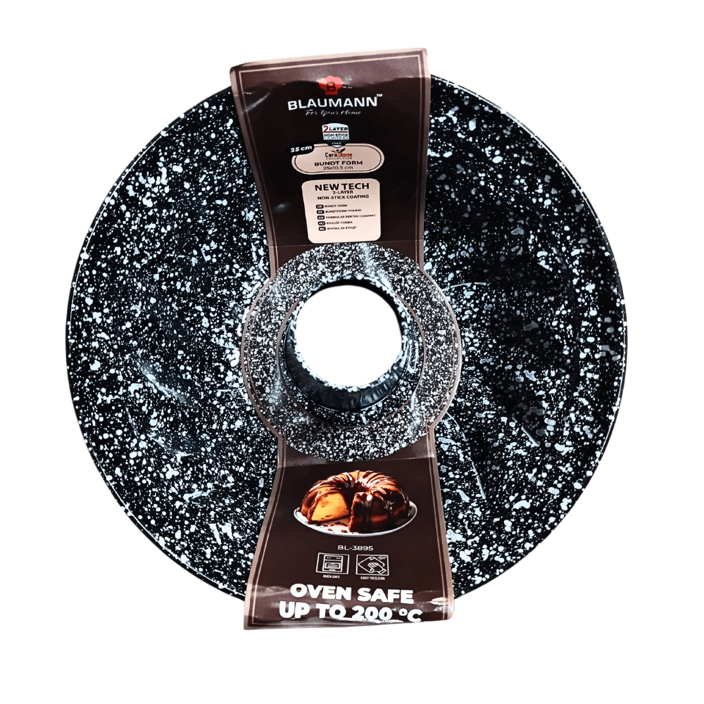 Formă de Copt Rotundă pentru Torturi și Prăjituri Blaumann Cerastone, 25 cm – Precizie și Performanță în Coacere [2]