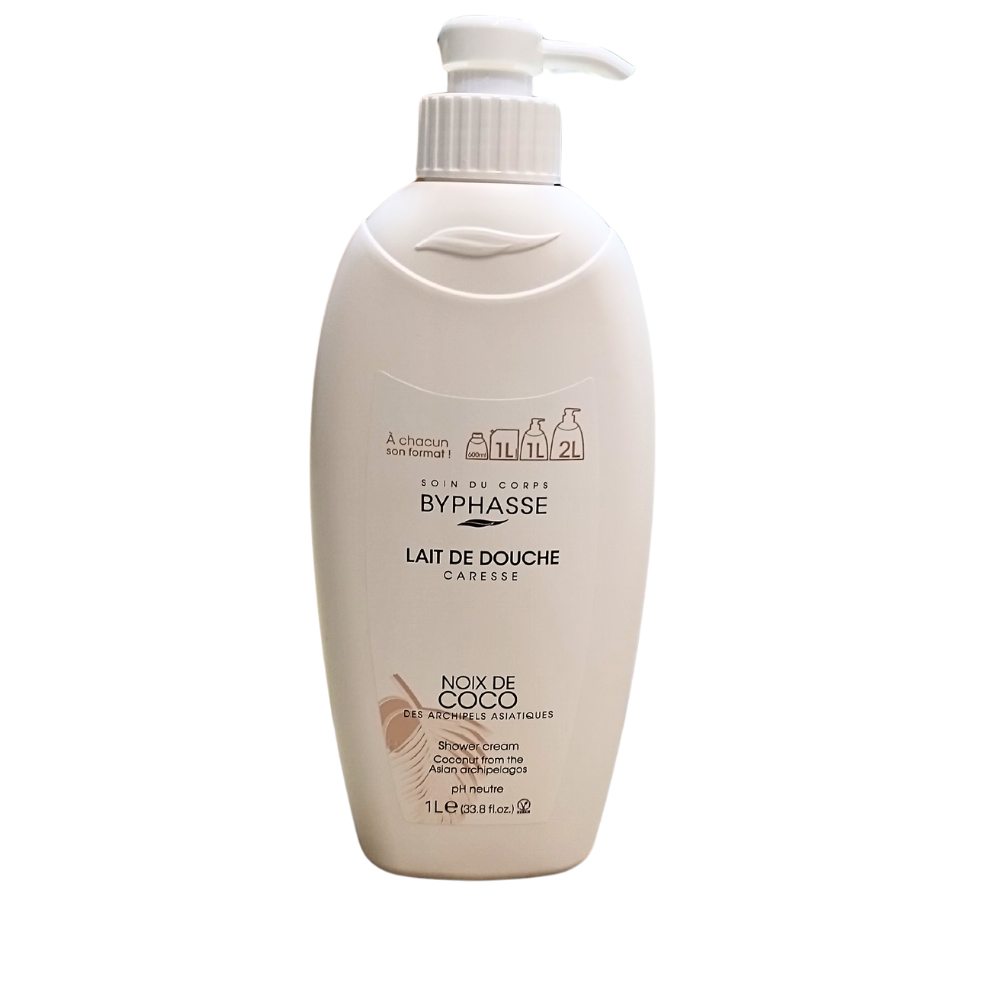 Gel de Dus Byphasse Coconut Hidratare si Catifelare 2000 ml cu Pompita