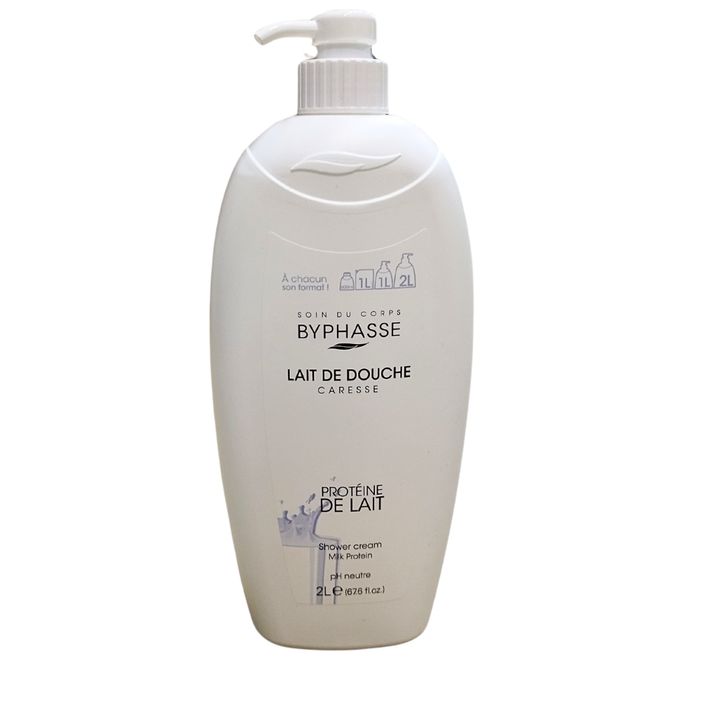 Gel de Dus Byphasse Milk Protein Hidratare si Delicatete 2000 ml cu Pompita