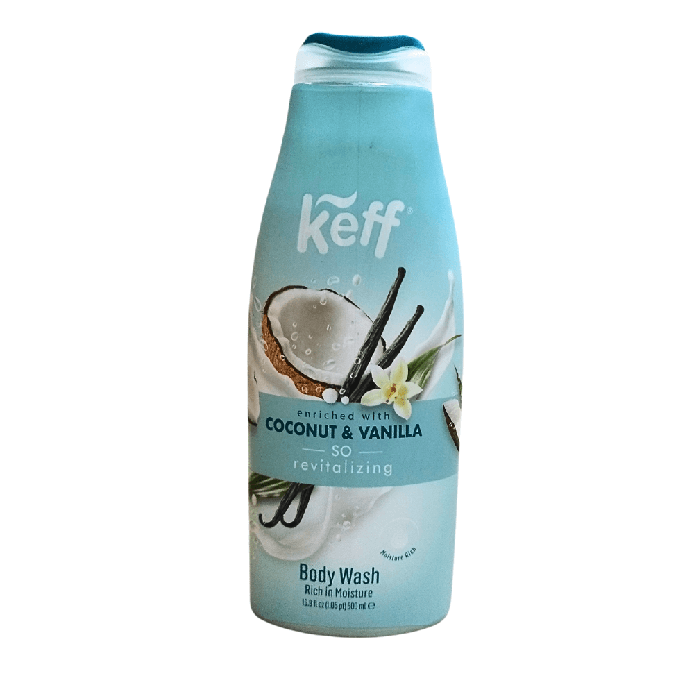 Gel de Dus Keff Fluffy Coconut Vanilla Hidratare si Parfum Exotic 500 ml